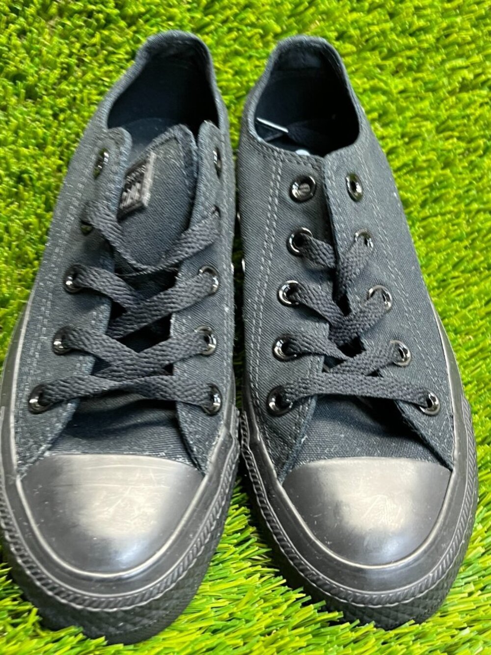Converse Chuck Taylor All Star OX Womens Size 5.5 Black Athletic Shoes Sneakers - Picture 5 of 10